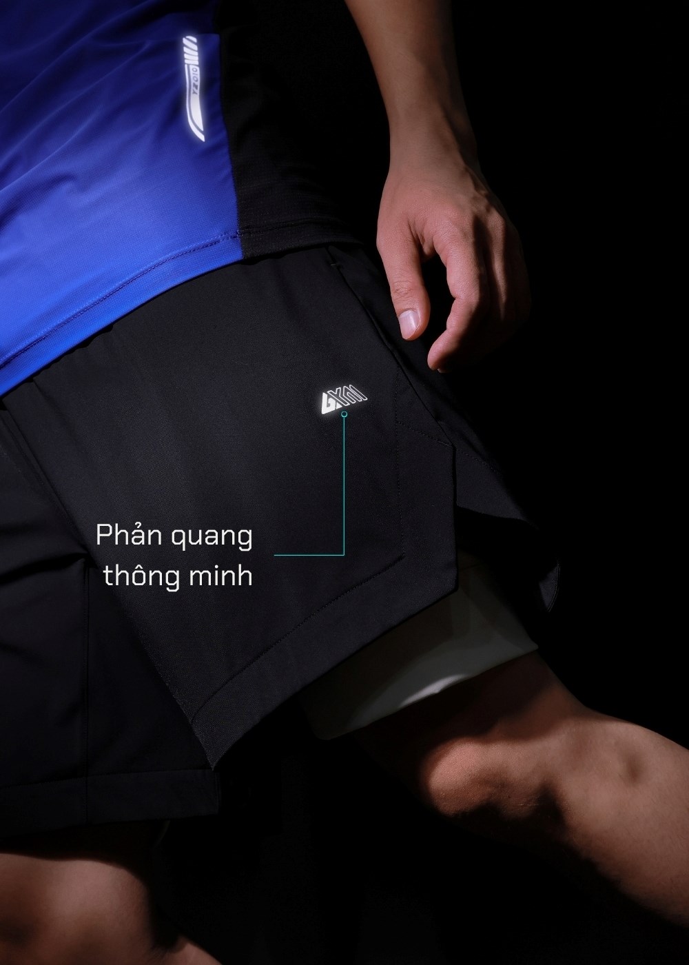 Quần Short Thể Thao Ultra Stretch 2 Lớp The Trainer 013