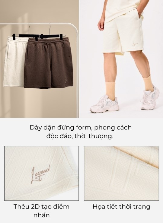 Quần Short 7 Inch Dáng Rộng No Style M129 Vol 24
