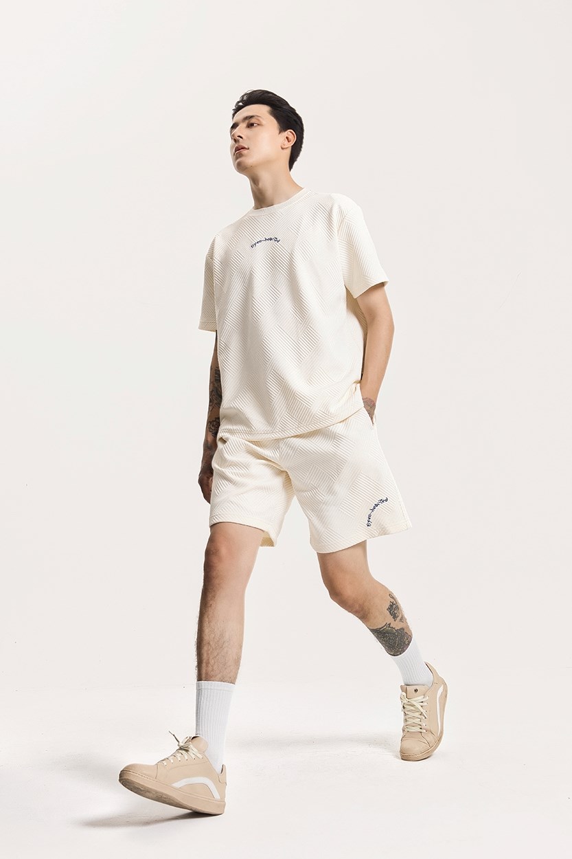 Quần Short Thun 7 Inch Jacquard No Style M131