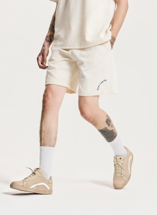 Quần Short Thun 7 Inch Jacquard No Style M131