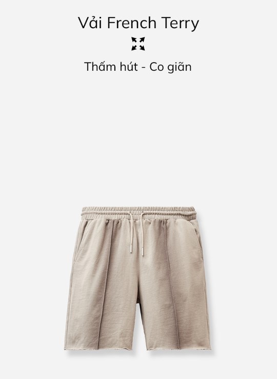 Quần Short Lưng Thun Trên Gối Vải Thun Co Giãn Trơn Dáng Rộng Giá Tốt No Style M88 Vol 24