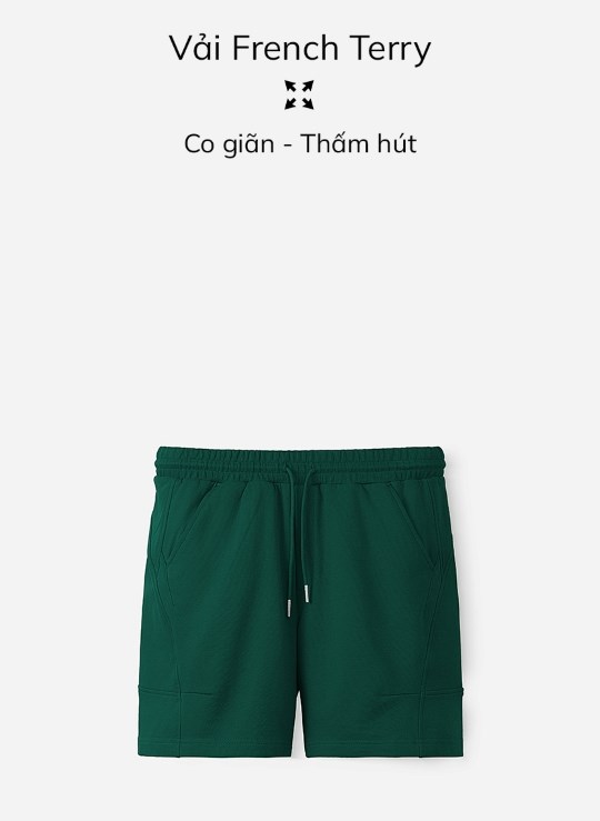Quần Short Lưng Thun Trên Gối Vải Thun Co Giãn Trơn Dáng Rộng Giá Tốt No Style M89 Vol 24