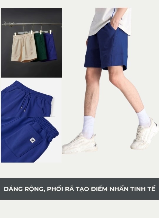 Quần Short Thun Mềm Mại 7 Inch No Style M89