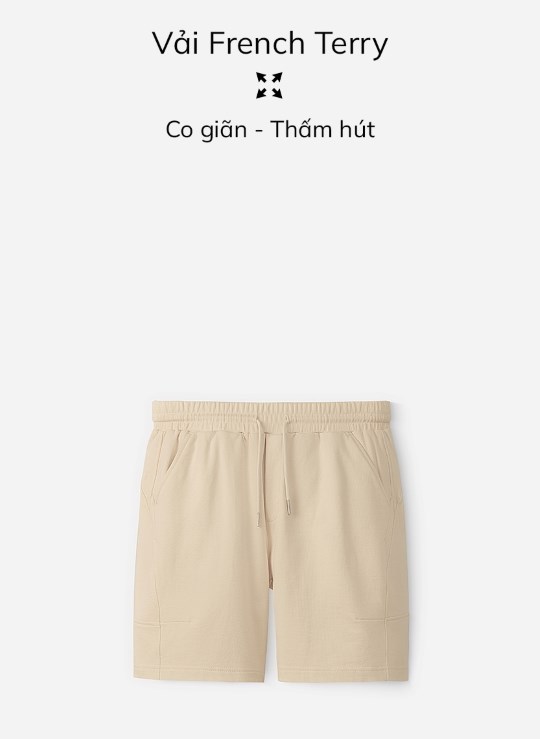 Quần Short Thun Mềm Mại 7 Inch No Style M89