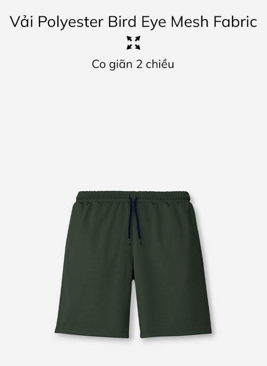 Quần Short Lưng Thun Trên Gối Vải Thun Co Giãn Trơn Dáng Vừa Giá Tốt Non Branded 05 Vol 24