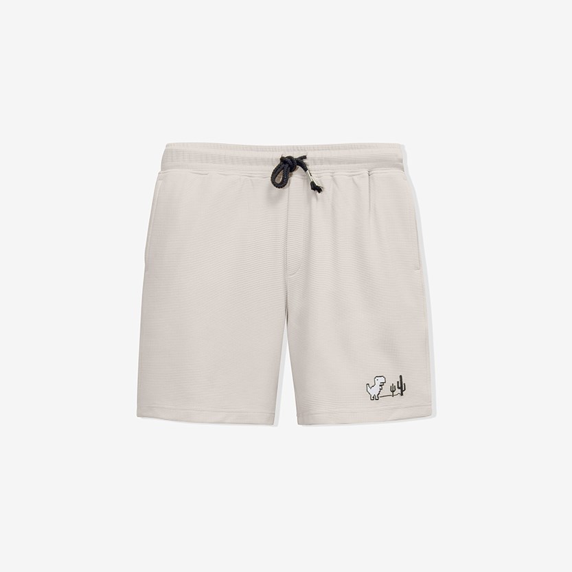 Quần Short Nam Thun Waffle 7 Inch Thoáng Khí Seventy Seven 30