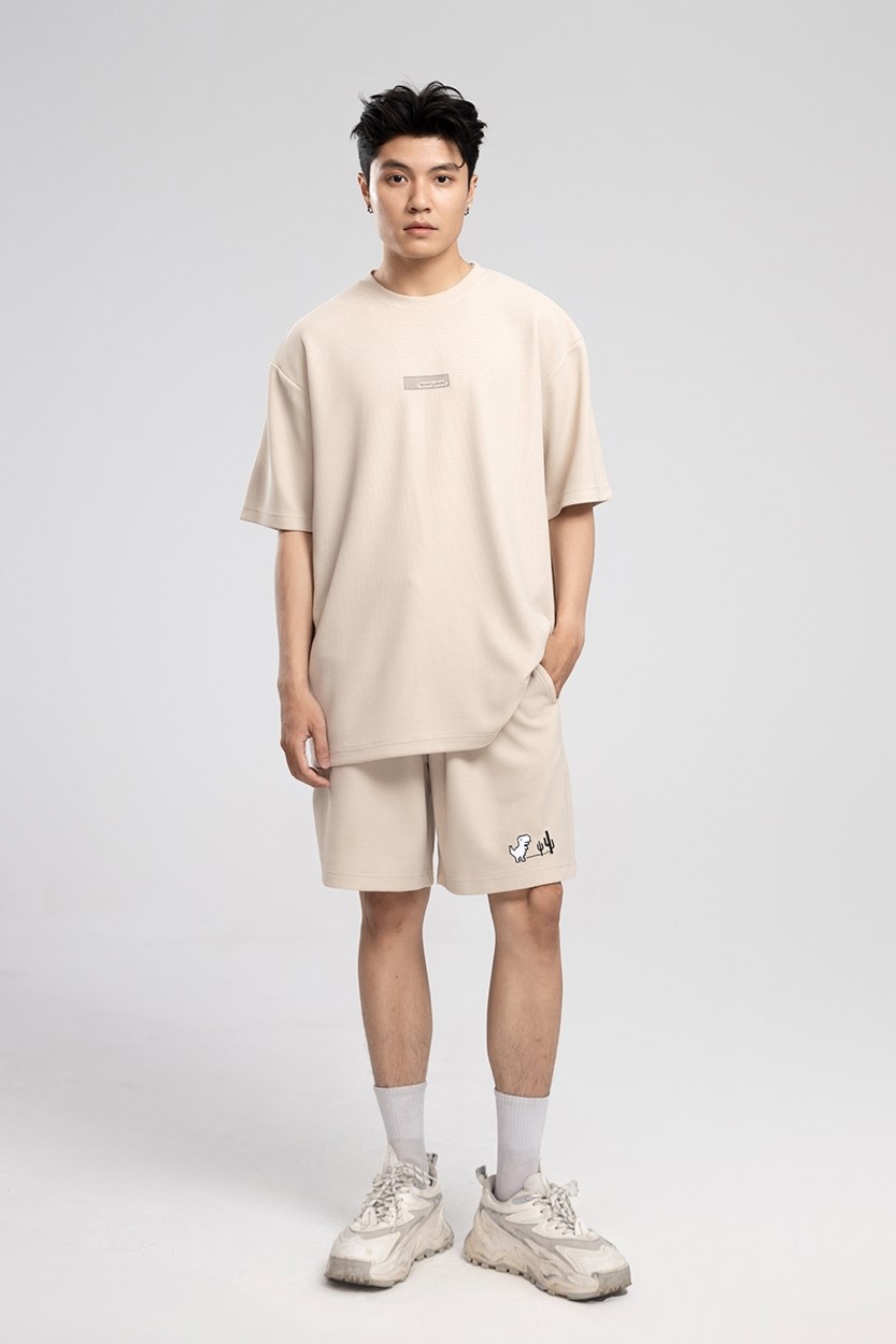 Quần Short Nam Thun Waffle 7 Inch Thoáng Khí Seventy Seven 30