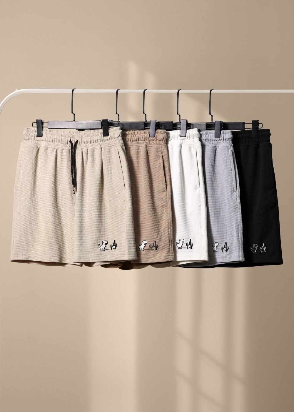 Quần Short Nam Thun Waffle 7 Inch Thoáng Khí Seventy Seven 30