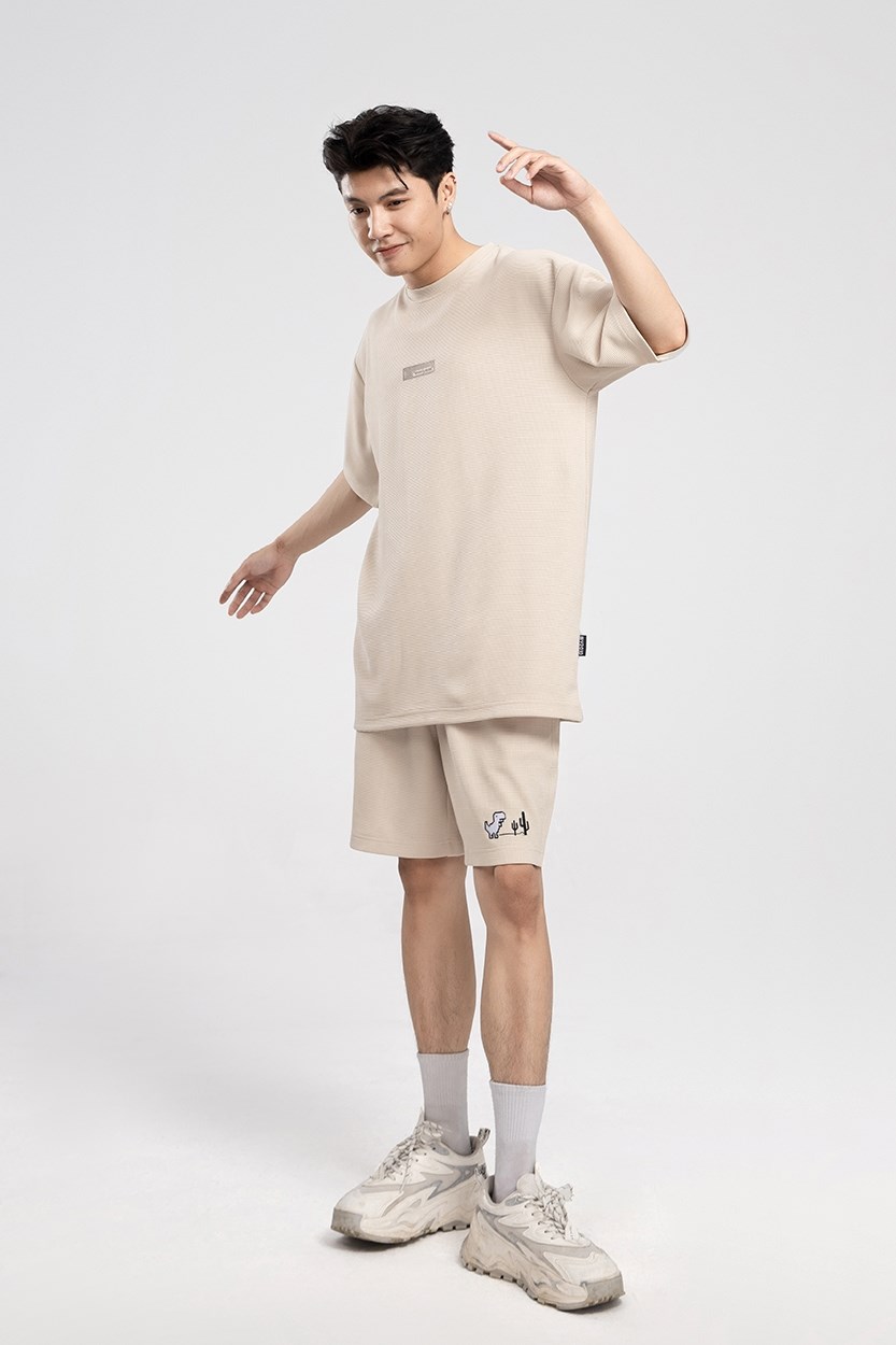 Quần Short Nam Thun Waffle 7 Inch Thoáng Khí Seventy Seven 30
