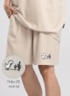 Quần Short Nam Thun Waffle 7 Inch Thoáng Khí Seventy Seven 30