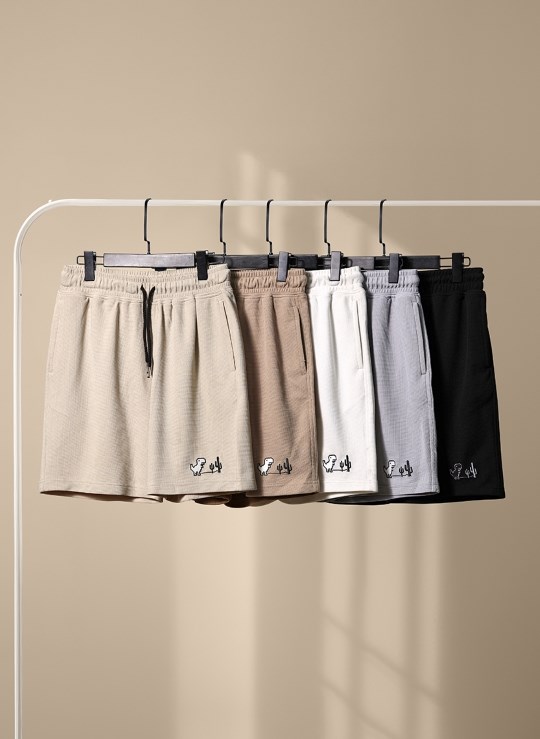 Quần Short Nam Thun Waffle 7 Inch Thoáng Khí Seventy Seven 30