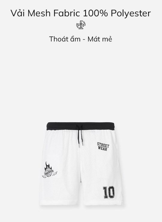 Quần Short 5 Inch Dáng Rộng No Style M158 Vol 24