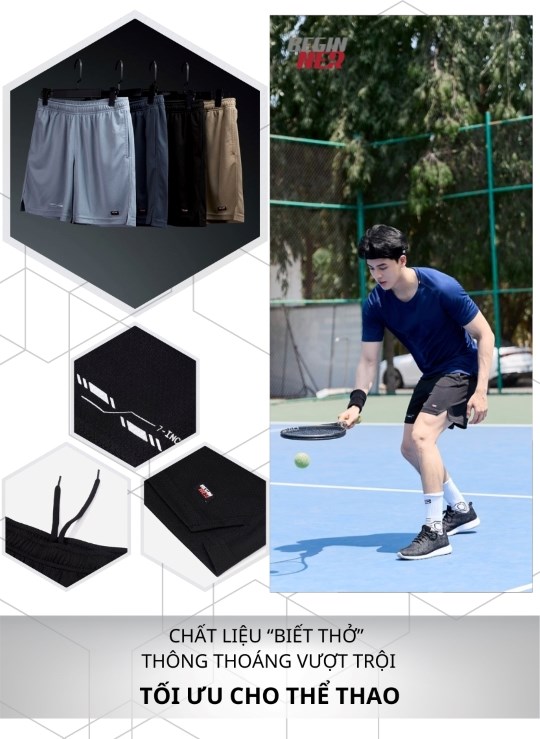 Quần Short 7 Inch Dáng Vừa Beginner 05 Vol 24