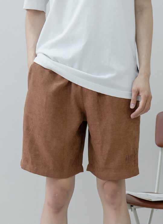 Quần Short Lưng Thun Trên Gối Vải Denim Nhanh Khô Trơn Dáng Rộng Đơn Giản Y2010 Originals Ver21 Vol 23