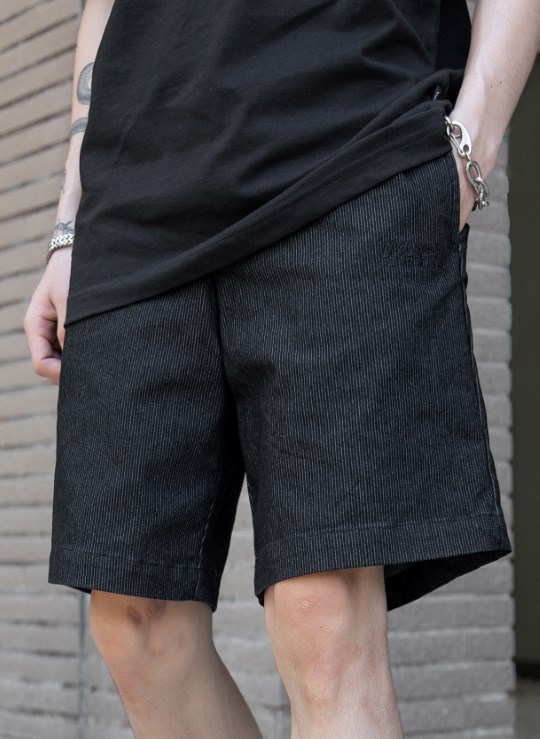 Quần Short Lưng Gài Trên Gối Vải Denim Co Giãn Trơn Dáng Rộng Đơn Giản Y2010 Originals Ver23 Vol 23