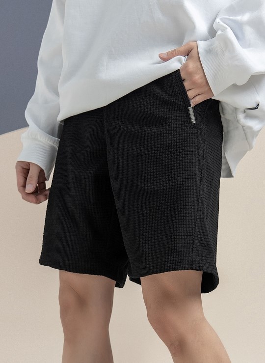 Quần Short Lưng Gài Trên Gối Vải Denim Co Giãn Biểu Tượng Dáng Rộng Đơn Giản Y2010 Originals Ver44 Vol 23