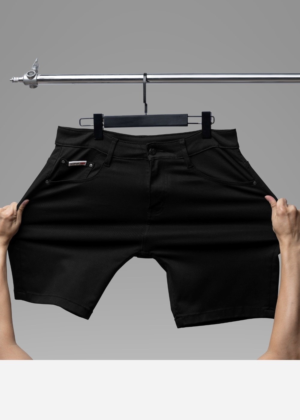 Quần Short Jeans Tek Black The Original 020