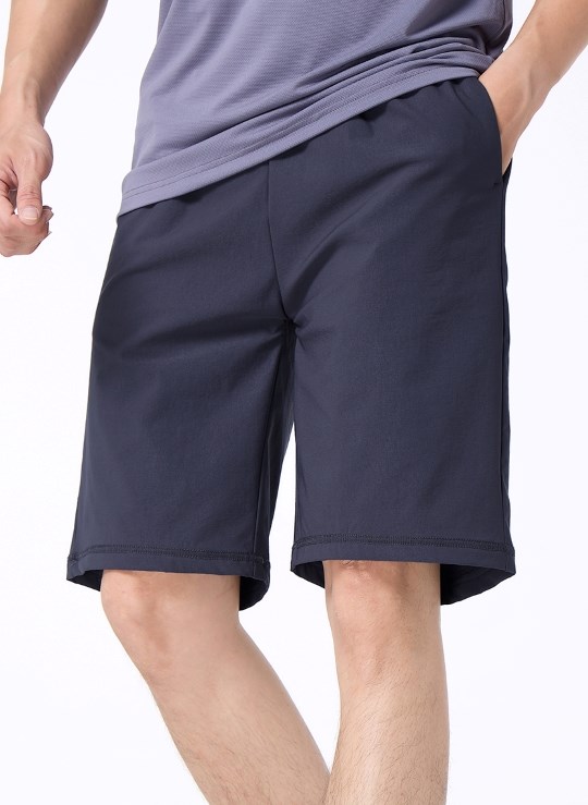 Quần Short Lưng Thun Dưới Gối Vải Dù Nhanh Khô Trơn Dáng Vừa Đơn Giản No Style 69 Vol 23