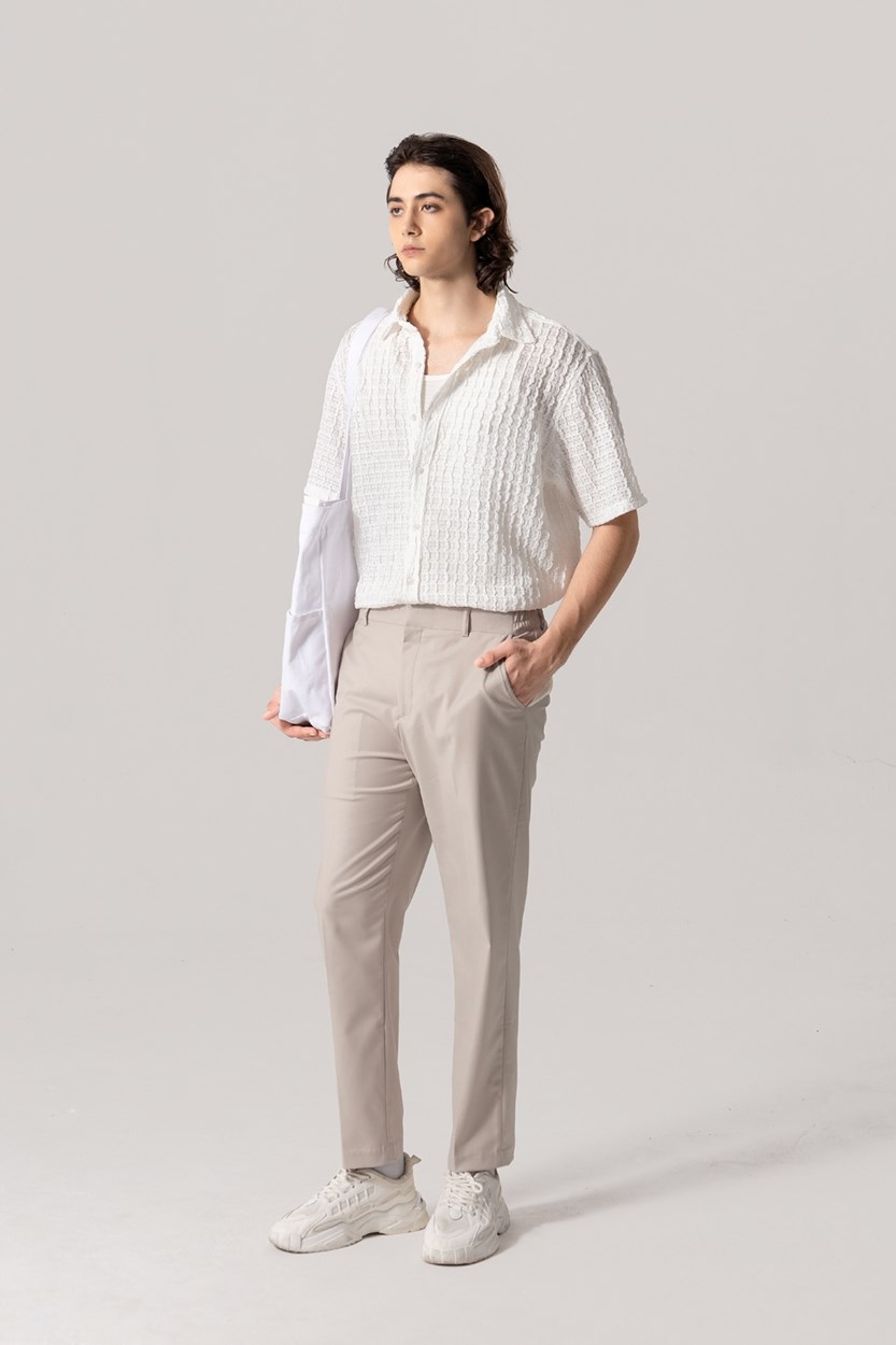 Quần Tây Nam Lưng Thun Kháng Khuẩn No Style M116